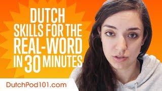 Dutch Skills for the Real-Word: Spoken Dutch Practice