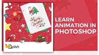 How To Make Gif Animation in PHOTOSHOP | Christmas Card