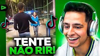 CORINGA REAGINDO AOS MELHORES VIDEOS DE COMÉDIA TENTE NÃO RIR #147