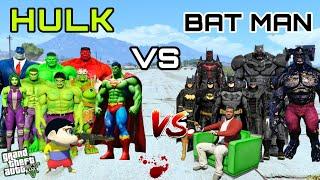 Team Hulk Vs Team Batman In GTA 5