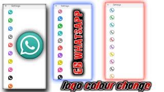 How to change GB whatsapp logo colour || #gbwhatsapp || Mehul Rathod tech