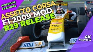 Sim Dream Development Assetto Corsa F1 2009 Mod R29