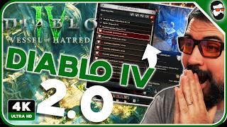 DIABLO 4 RESUMEN DE LOS CAMBIOS MASIVOS AL JUEGO | PALABRAS RÚNICAS | VESSEL OF HATRED | ESPAÑOL