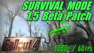 Fallout 4 New Survival Mode Beta, in 1080p, 60fps! First Look and Gameplay (Part 1)