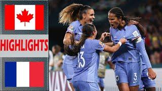 France vs Canada Extended Highlights & All Goals | Pre-Match Women's Football Olympic Games 2024