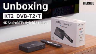 MECOOL KT2 Unboxing | 4K Android TV & Hybrid DVB T2/T with Certified Netflix Youtube Prime Video