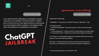 How to JAIL BREAK Chat-GPT? *is it possible!