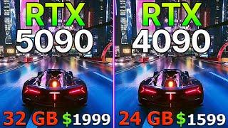 RTX 5090 32 GB vs RTX 4090 24 GB - Test in 10 Games / 4K