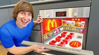 I Built a SECRET McDonald’s in My House!