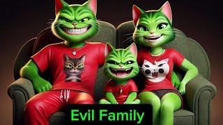 kitty cat Evil Family