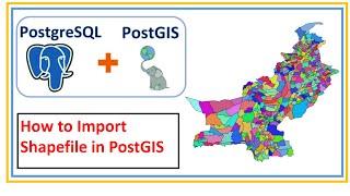 How to import shapefile in PostGIS || PostgreSQL