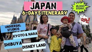 JAPAN Travel Vlog | 6-day itinerary | Travelling with kids