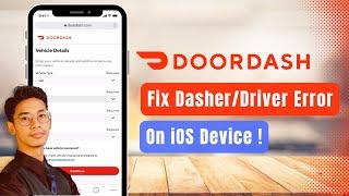 Login Error DoorDash Driver iOS