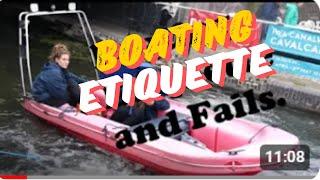 Boating Etiquette and Narrowboat Fails