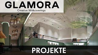 Anwendungsbeispiele & Projekte mit GLAMORA Designtapeten – Wandgestaltung, Interior-Design, 2021