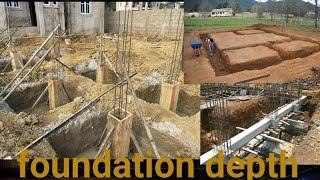 How to determine the depth of foundation excavation