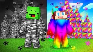 Mikey EVIL King vs JJ GOOD King Survival Battle in Minecraft (Maizen)