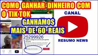 Como Ganhar Dinheiro no TikTok no Canal Resumo News