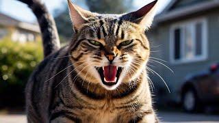 Angry Cat Sounds | Cat Videos Voice Angry | Cats Fighting Sound Effects