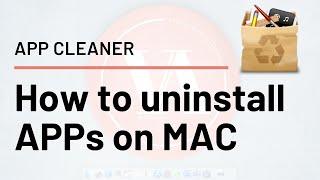 How to Uninstall APPs on Mac | App cleaner (2020!)