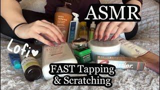 ASMR Fast Tapping & Scratching On Skin/Body Products. Lofi 🫶 No Talking!