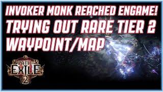 Path of Exile 2 - INVOKER MONK REACHED ENGAME! TRYING OUT RARE TIER 2 WAYPOINT/MAP