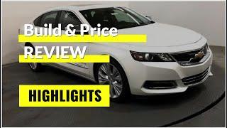 2020 Chevrolet Impala Premier - Build & Price Review: Configurations, Colors, Interior, Features