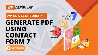 Generate PDF using Contact Form 7 | WordPress Contact form 7