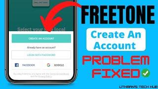 FreeTone Create An Account Problem Fixed 2023 | How To Get Free USA Phone Number For WhatsApp