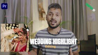 How to Edit Wedding Highlight in Premiere Pro Chapter - 01| Cinemagicut