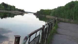 An abandoned river port on the Pripyat River