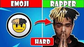 Guess the Rapper By 1 Emoji | 99% will Fail | Rap Quiz 2022 | * Level - Hard