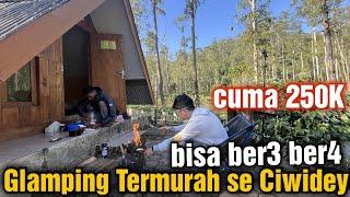 Cheapest GLAMPING in CIWIDEY BANDUNG only 250 THOUSAND️ 5 minute walk to KAWAH PUTIH