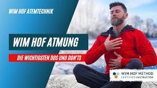 WIM HOF ATMUNG ANLEITUNG | Die wichtigsten Dos und Don'ts vom Wim Hof Instructor Rolf Duda erklärt