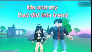 Me And My *DAD* Did This Trend 2021!!!! | ROBLOX #shorts
