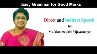 Direct and Indirect Speech || Easy Grammar for Good Marks