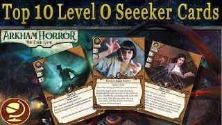 Top 10 Level 0 Seeker Cards - Arkham Horror LCG Analysis