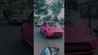 VW beetle hot pink || Volkswagen Beetle #rider #volkswagen #shorts