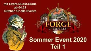 FoETipps: Sommer Event 2020 Teil 1 in Forge of Empires (deutsch)