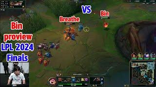 Bin proview 2024/08/30 gnar renekton LPL summer finals | BLG Bin 第一视角