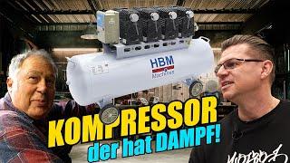 KOMPRESSOR für die WERKSTATT! HBM im TEST - Wir waren ent....