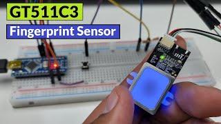 GT511C3 Fingerprint  Sensor Tutorial || Enroll + Read Fingerprint & Interface with Arduino