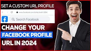 How to Change Facebook Profile URL || Set A Custom Facebook URL In 2024