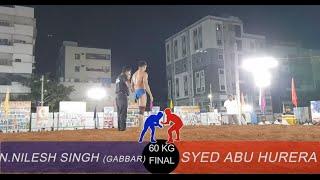 N.NILESH SINGH (B) VS SYED ABU HURERA (R) - 60 KG FINAL - TELANGAN KESARI 2022