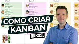 [Excel] Quadro de Acompanhamento Kanban Scrum