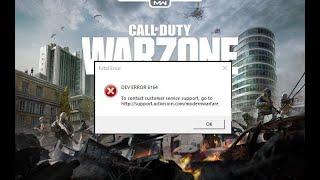 حل مشكلة ديف ايرور وار زون DEV ERROR fix Warzone