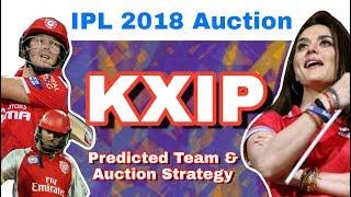 IPL 2018 : KXIP - Predicted Team & Auction Strategy | Kings XI Punjab