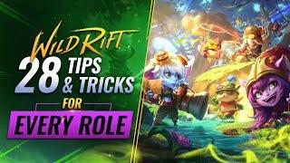28 Tips & Tricks for EVERY Role in Wild Rift (LoL Mobile)