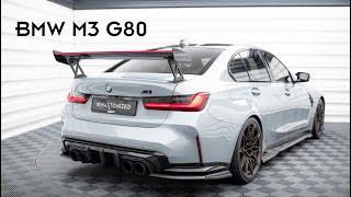 LED Spoiler for BMW M3 G80  | Maxton Design Carbon Spoiler | #maxtonized