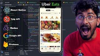  Build Uber Eats with React Native & YELP API | Redux | Firebase | Google API